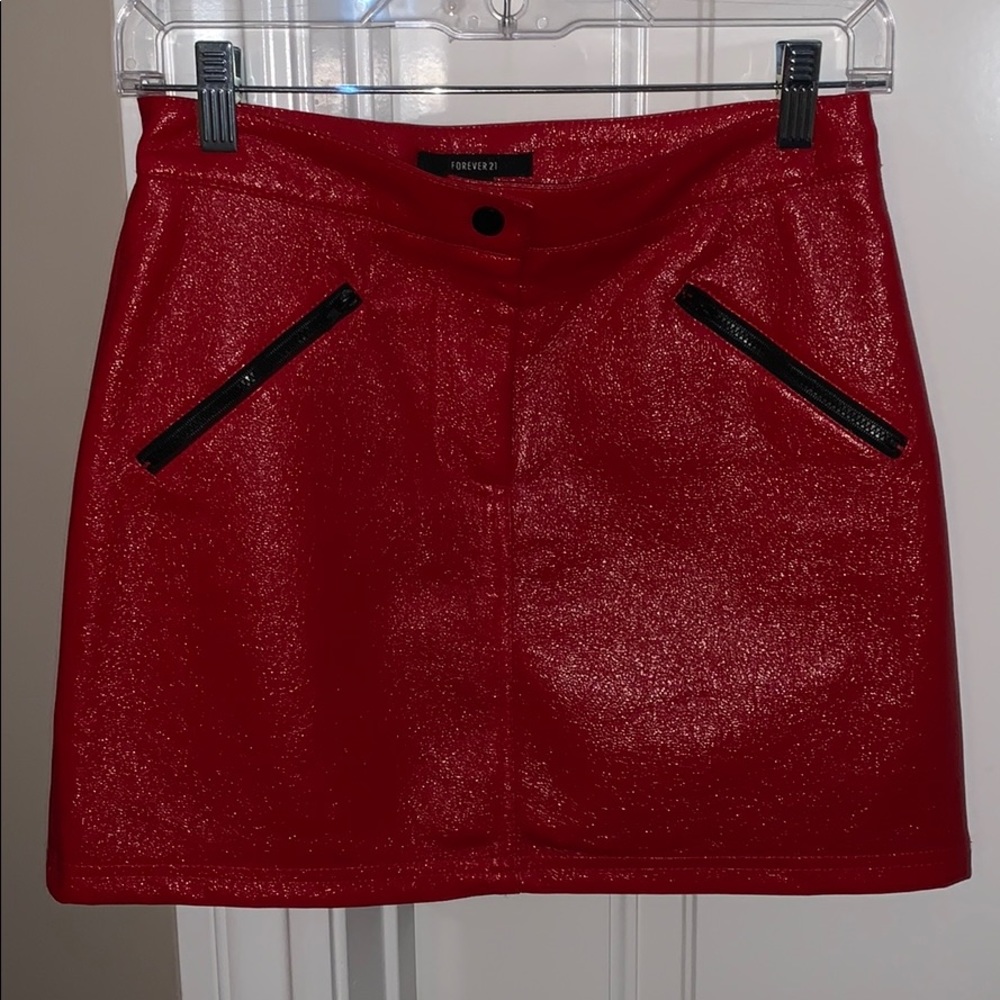 Forever 21 red skirt